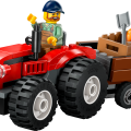 60461 LEGO  City Maatilan punainen traktori, peräkärry ja lampaat