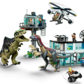 76949 LEGO Jurassic World Giganotosauruse ja Therizinosauruse rünnak
