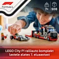60493 LEGO  City F1® kravas auto ar Audi F1® sacīkšu auto