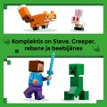21583 LEGO Minecraft Steve'i seiklus taigas