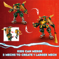 71794 LEGO Ninjago Lloydi ja Arini ninjatiimi robotid