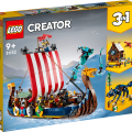 31132 LEGO  Creator Viikinkilaiva ja Midgårdin käärme
