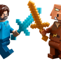 21273 LEGO Minecraft Нападение шара-гаста на деревню