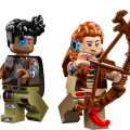 77037 LEGO Horizon Aloy un Varl pret Shell-Walker un Sawtooth