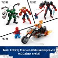 76336 LEGO Super Heroes Spider-Mani auto vs. mürgine Wolverine