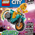 60310 LEGO  City Kanakostüümis sõitjaga trikimootorratas