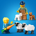 60461 LEGO  City Maatilan punainen traktori, peräkärry ja lampaat