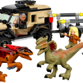 76951 LEGO Jurassic World Pyroraptori ja Dilophosauruse transportimine
