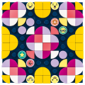 41957 LEGO DOTS Большой набор пластин-наклеек с тайлами