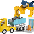 10476 LEGO DUPLO Town “Trīs vienā” Būvlaukums un transportlīdzekļi