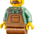 60461 LEGO  City Maatilan punainen traktori, peräkärry ja lampaat