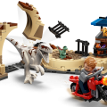 76945 LEGO Jurassic World Dinosaurus Atrociraptor: tagaajamine rattal