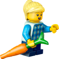 60461 LEGO  City Maatilan punainen traktori, peräkärry ja lampaat